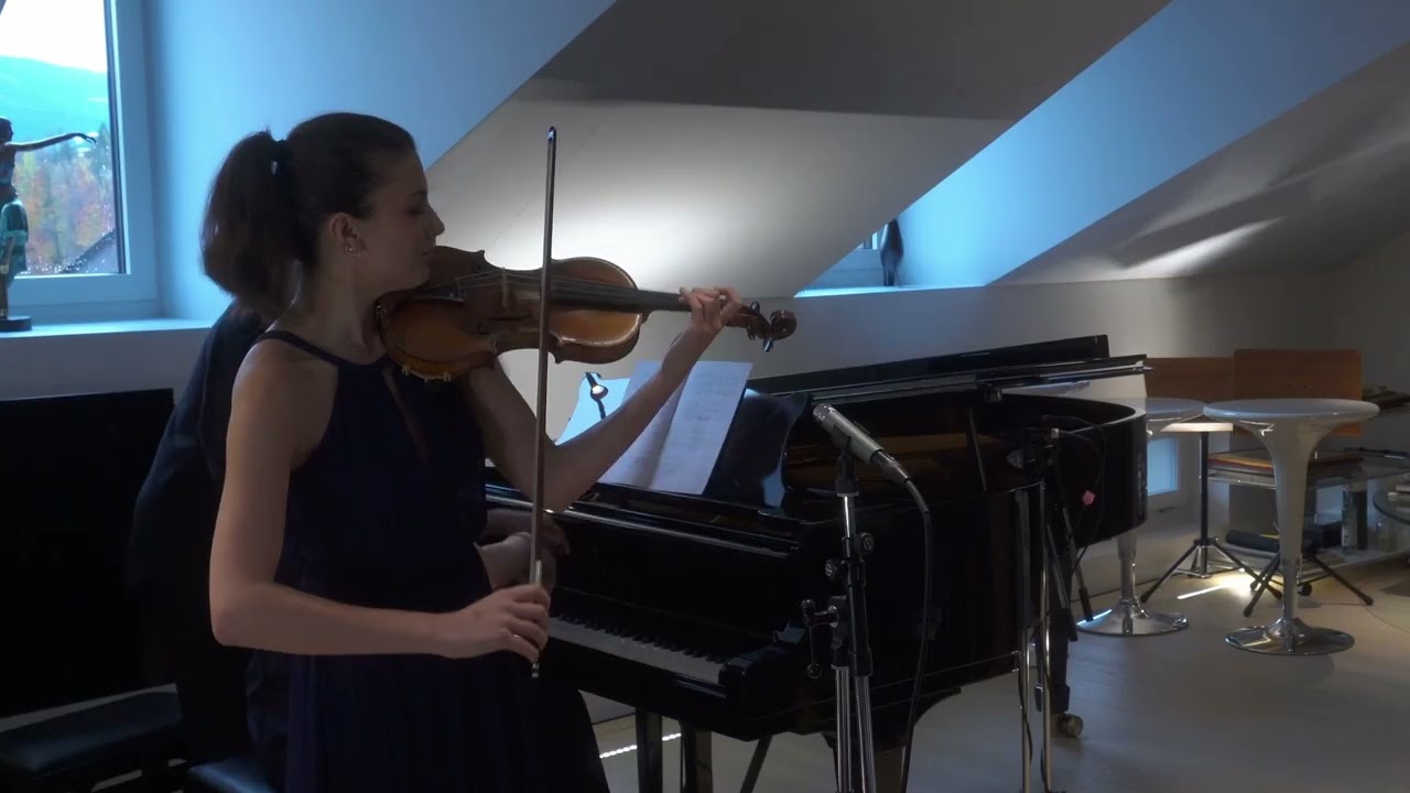 Michel Runtz - Répliques | Fredrika Mikkola, violon & Laura Mikkola, piano (Live)