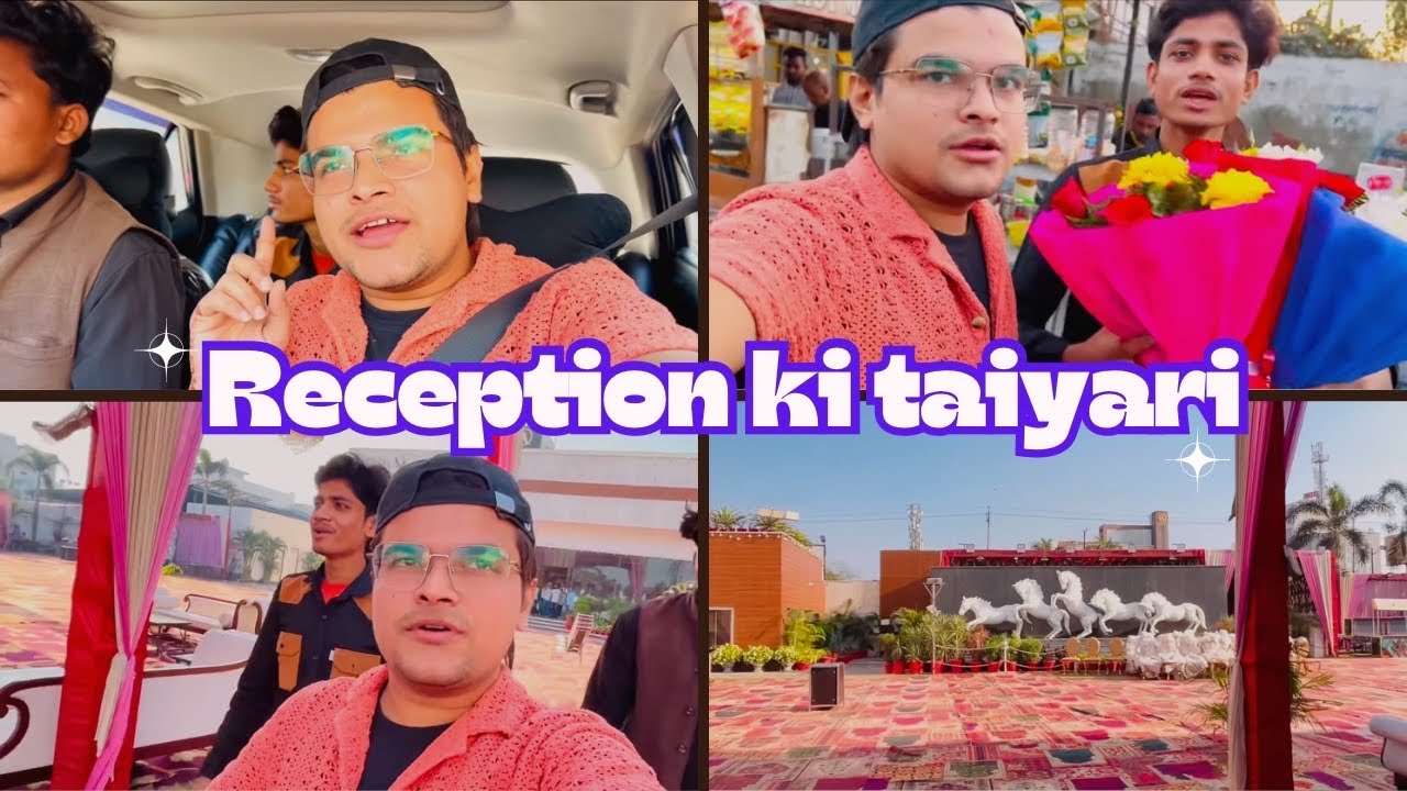 Ishaan bhai ke reception ki taiyari ❤️ #reception #vlog