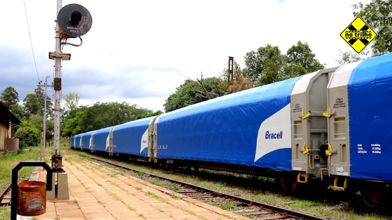 Novo Trem da Bracell no Ramal de Bauru