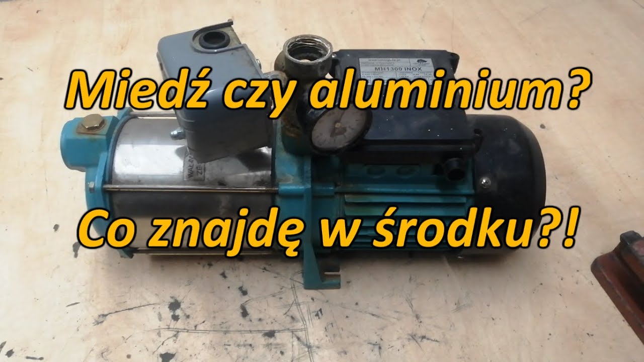 Pompa hydroforowa Omnigena MH1300 INOX. Jakie surowce można z niej odzyskać?
