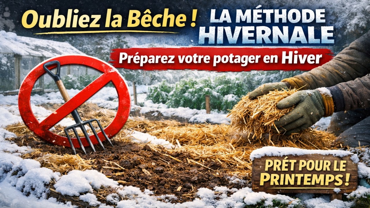 Oubliez la Bêche ! La Méthode HIVERNALE pour un potager prêt à semer au Printemps.