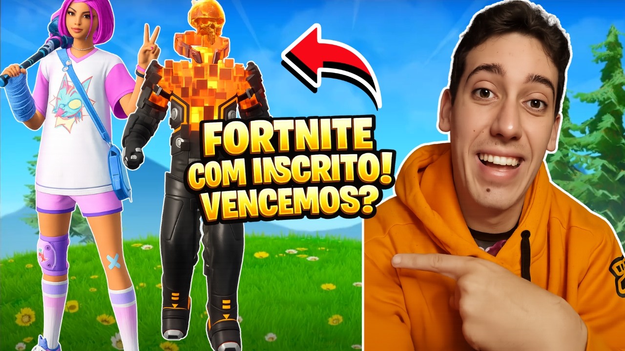 O INSCRITO QUE ME SURPREENDEU NO FORTNITE! 😱🏆