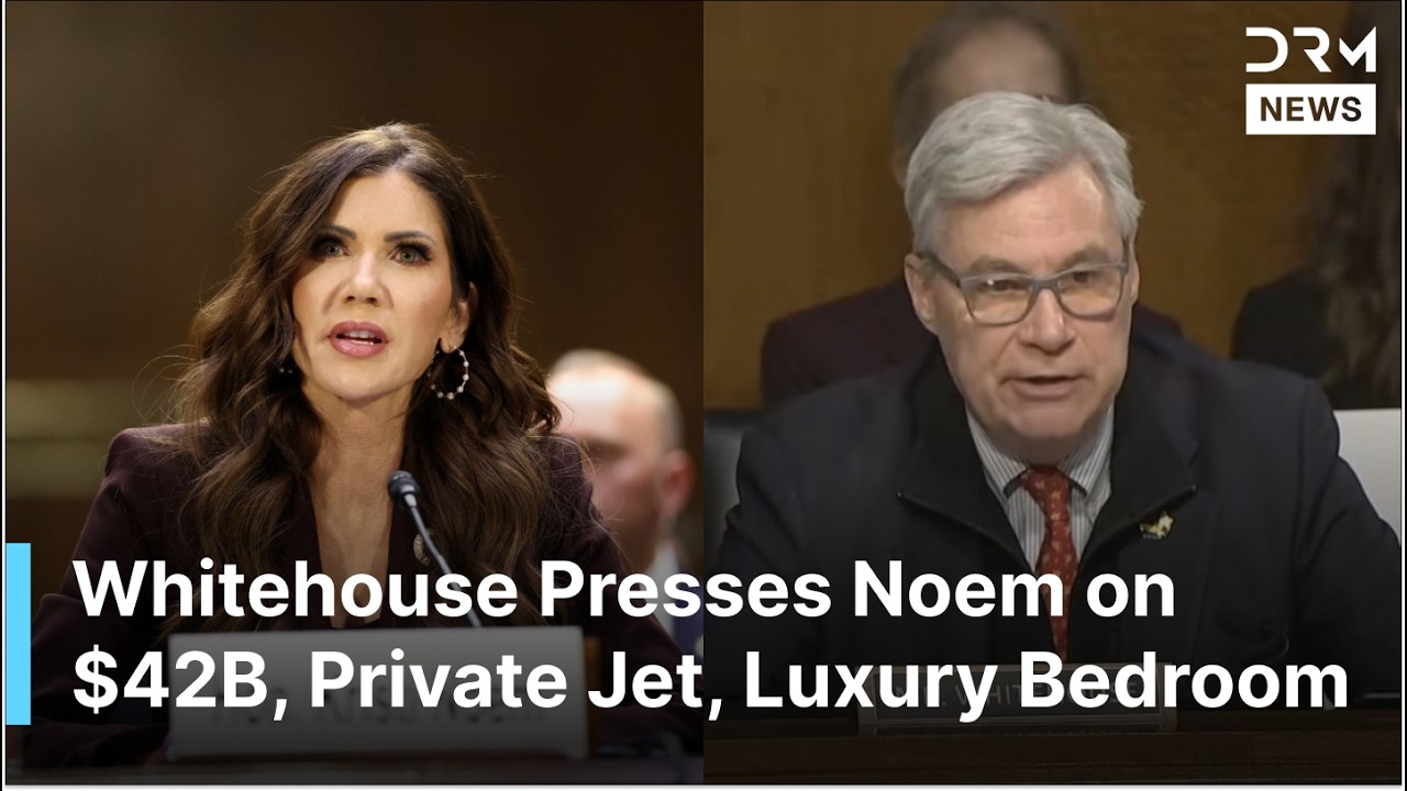 “Does It Have a Bedroom?” Whitehouse Grills Kristi Noem Over DHS Luxury Jet Purchase | AC1G