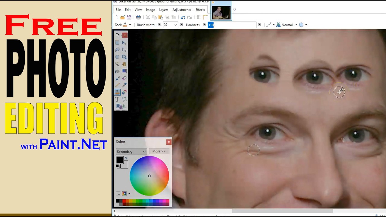 Photo Editing Intro with PaintNet (FREE)
