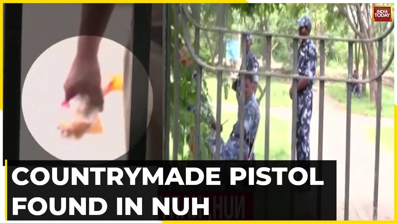 Countrymade Pistol, 2 Live Cartiridges Found In Nuh, Forensic Team Reaches Riot-hit Area