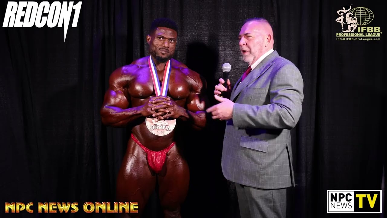 IFBB Olympia Weekend 2025 Тони Доэрти берет интервью у Эндрю Джека, занявшего третье место в мужс...