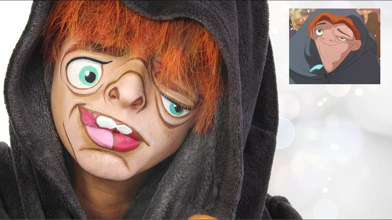 Quasimodo Face Painting | Disney makeup