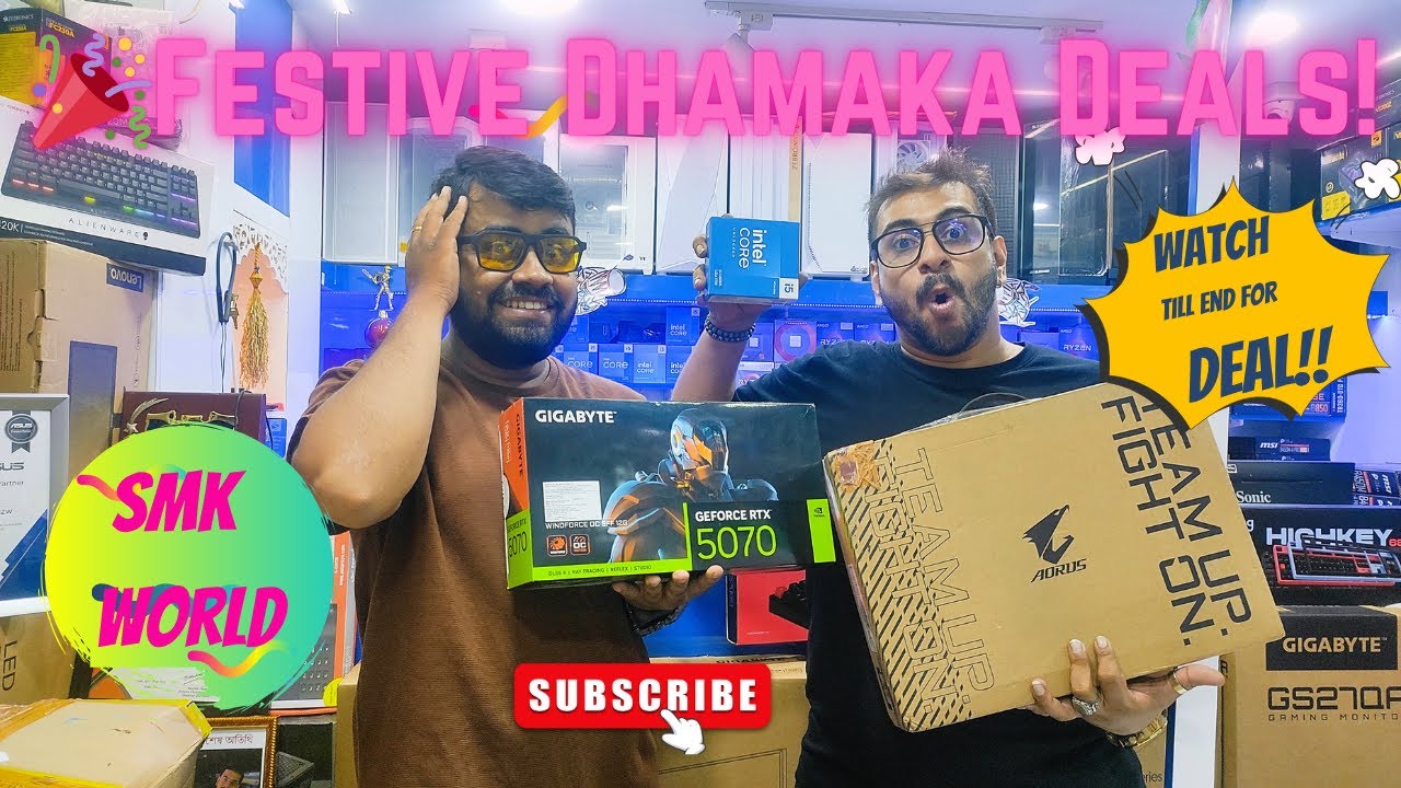 💥Festival Dhamaka Sale💥 || @smkworld  || Kolkata Computer Market || Best PC & Laptop Deals