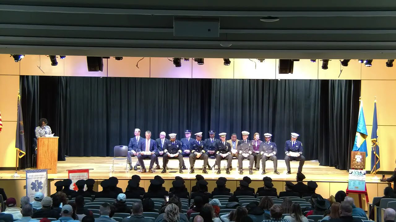 Philadelphia Fire Department EMS Graduation - Paramedic Cadet Class #46 and EMT Cadet Class #9