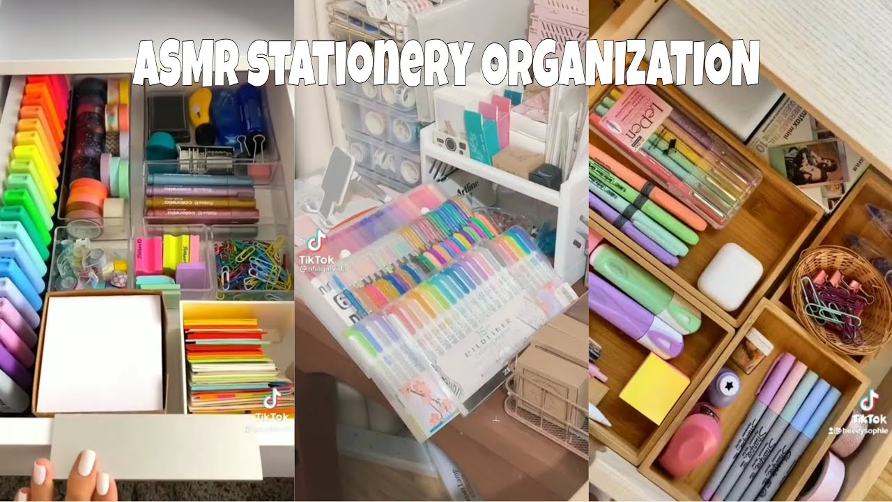 🌸 ASMR Stationery Organization 🌸 | tiktok compilation ✨