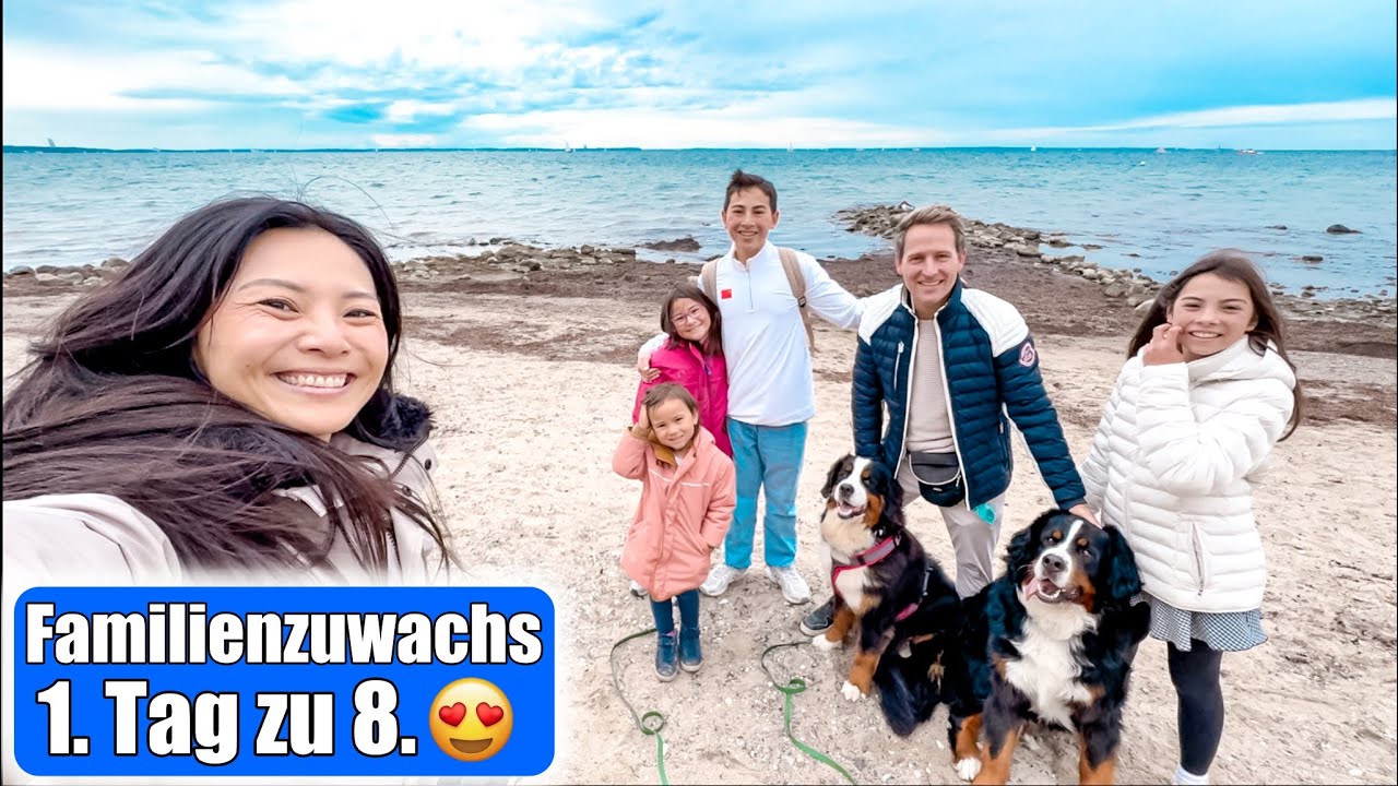 Neues Familienmitglied 😍 Die 1. gemeinsamen Tage als Großfamilie | Strand Tag | Mamiseelen