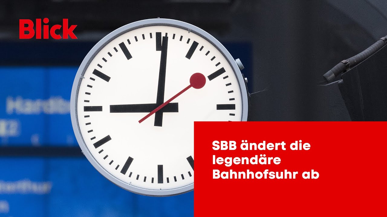 SBB lanciert Sonderausgabe von der Bahnhofsuhr fürs Handgelenk