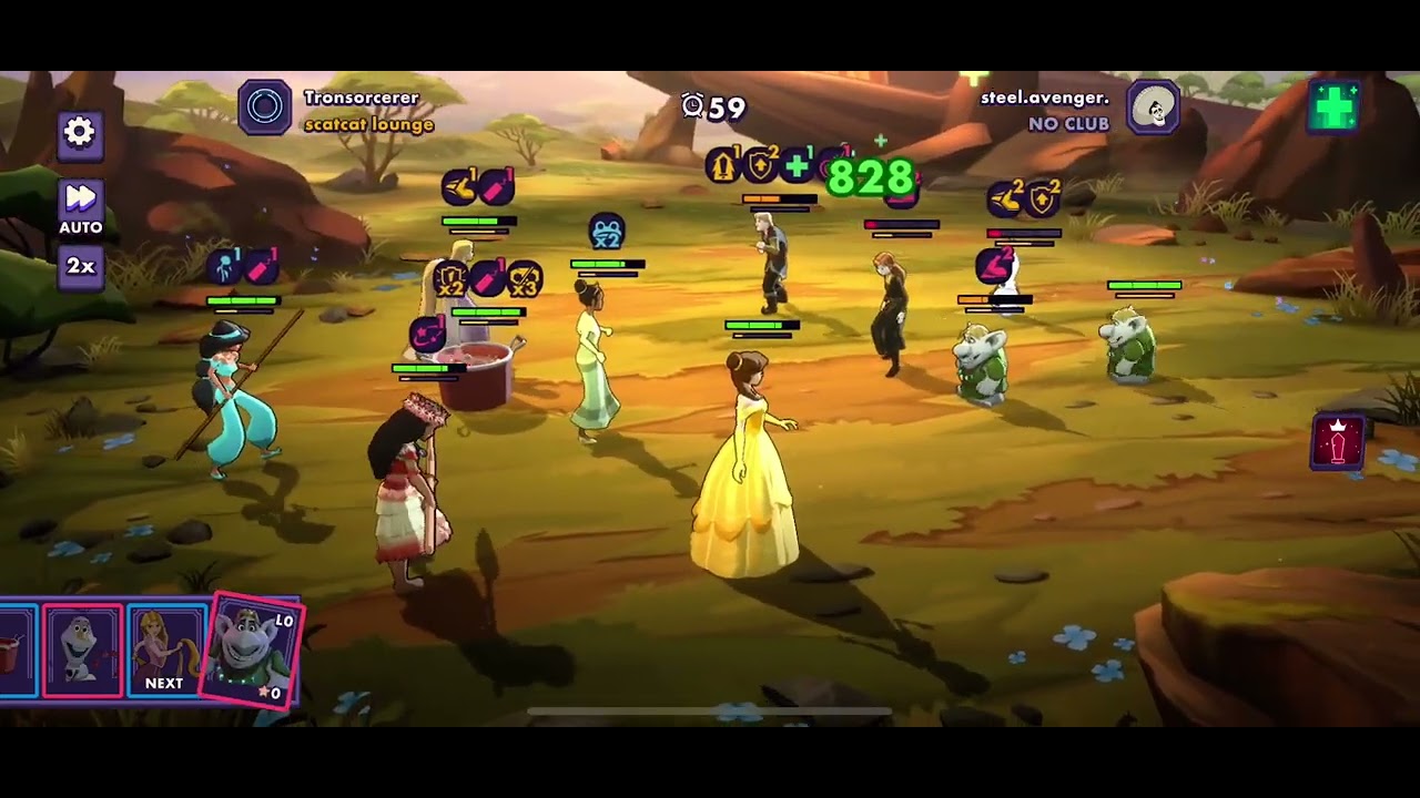 Princess team against a frozen team:Disney sorcerers arena friendly tournament