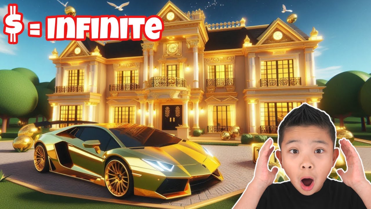 Infinite Money MEGA Mansion Build