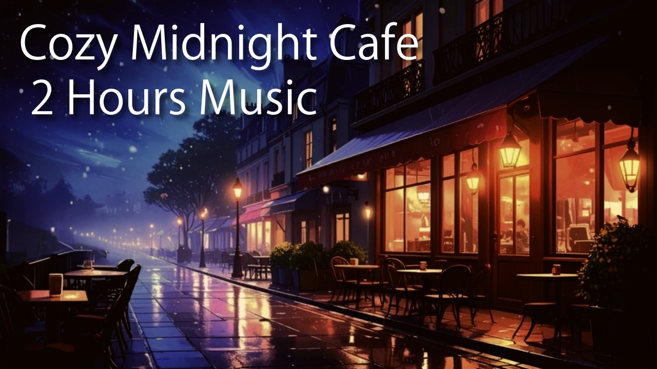 Cozy Midnigft Cafe Music ☕ Relaxing Background Music (2Hours)