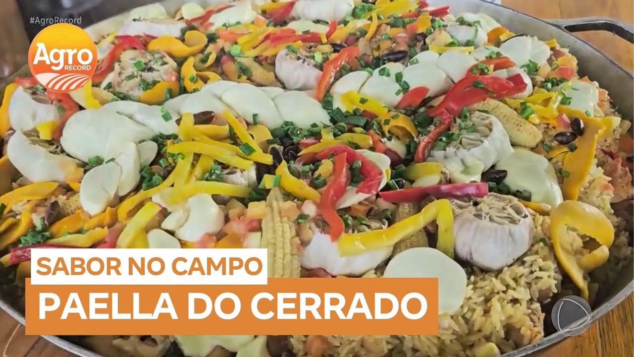 Receita da fazenda: aprenda a fazer uma deliciosa paella do cerrado