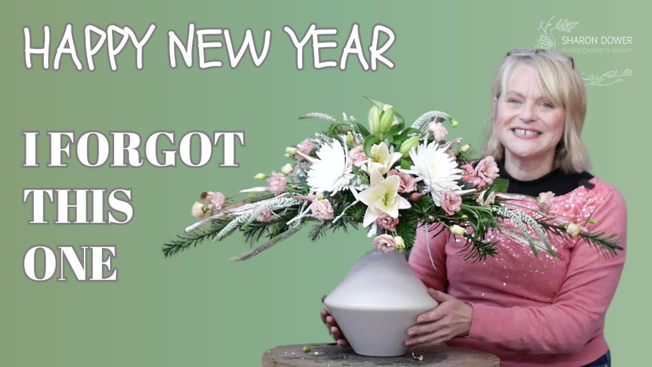 How to make a Raised Flower Arrangement - ideal for a buffet table