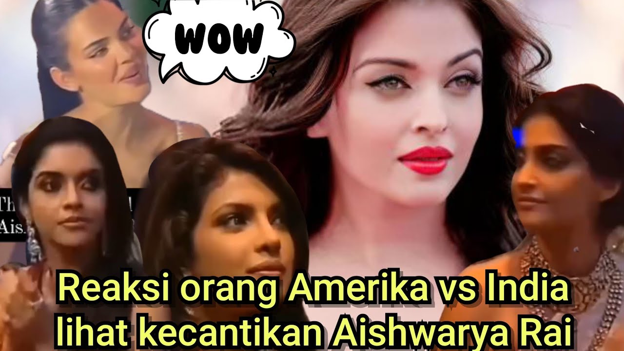 Reaksi orang orang bertemu wanita tercantik dunia Aishwarya rai | India vs hollywood