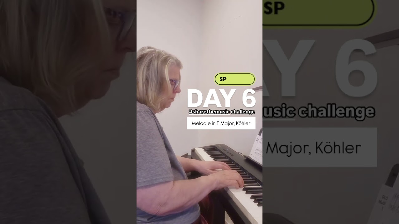 Day 6 &ndash; Christy plays &ldquo;M&eacute;lodie&rdquo; by K&ouml;hler | #sharethemusic
