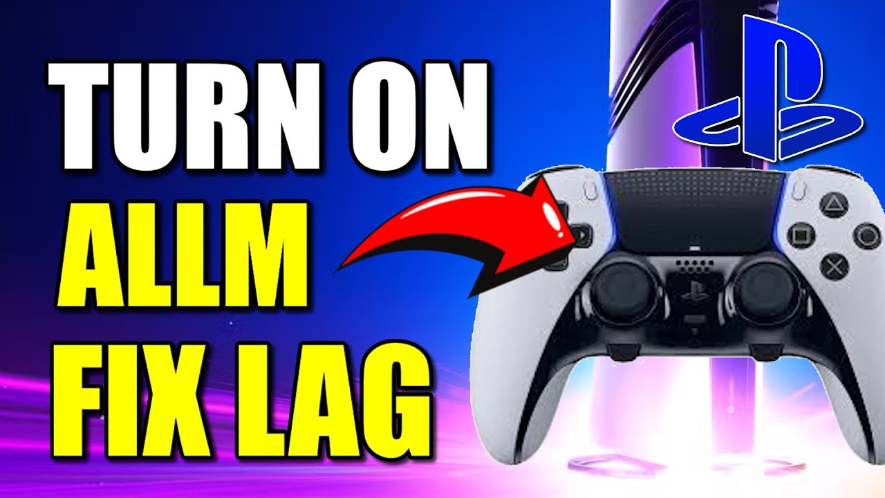 How to Turn On ALLM Auto Low Latency Mode for PS5 Controller LAG (Best Method)