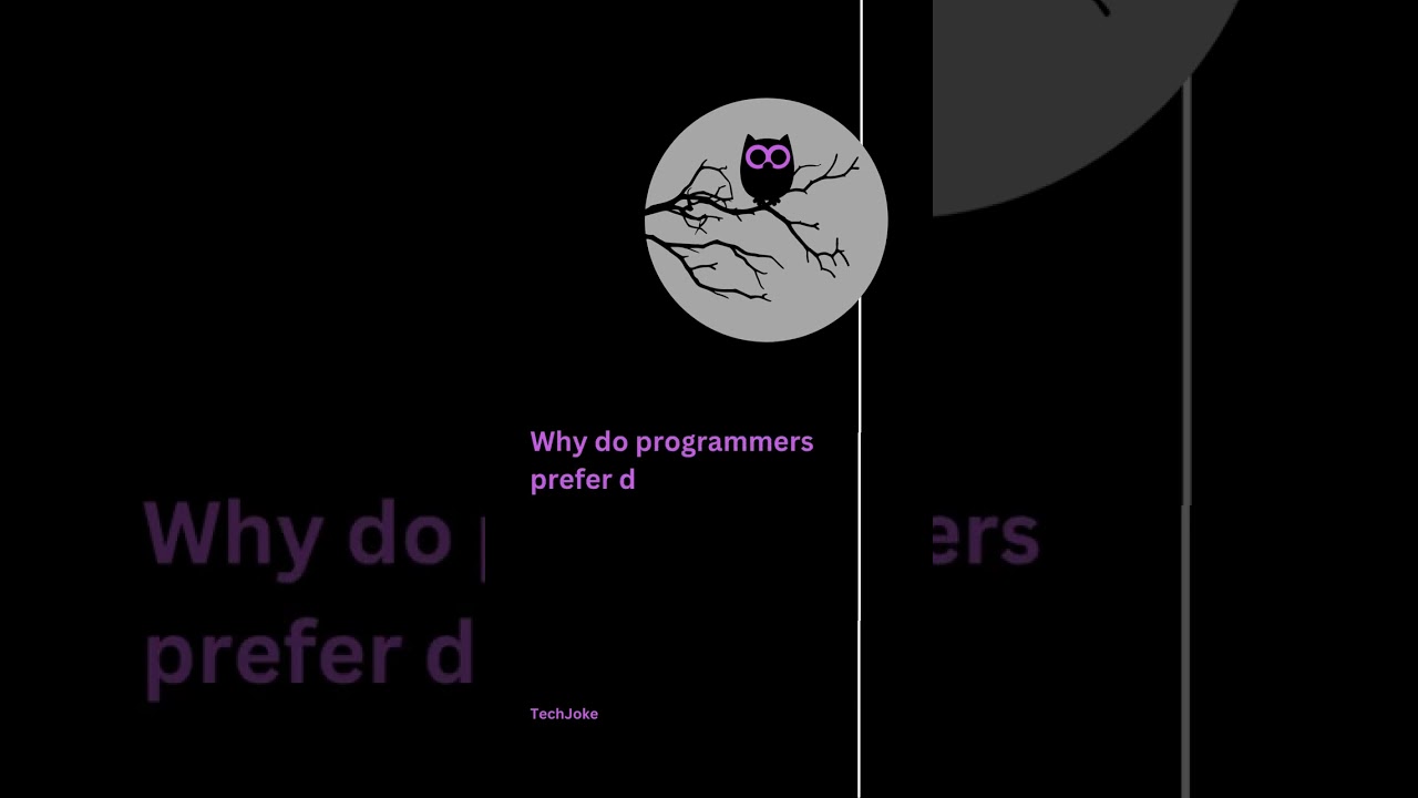 Why do programmers prefer dark mode Cause light attracts bugs
