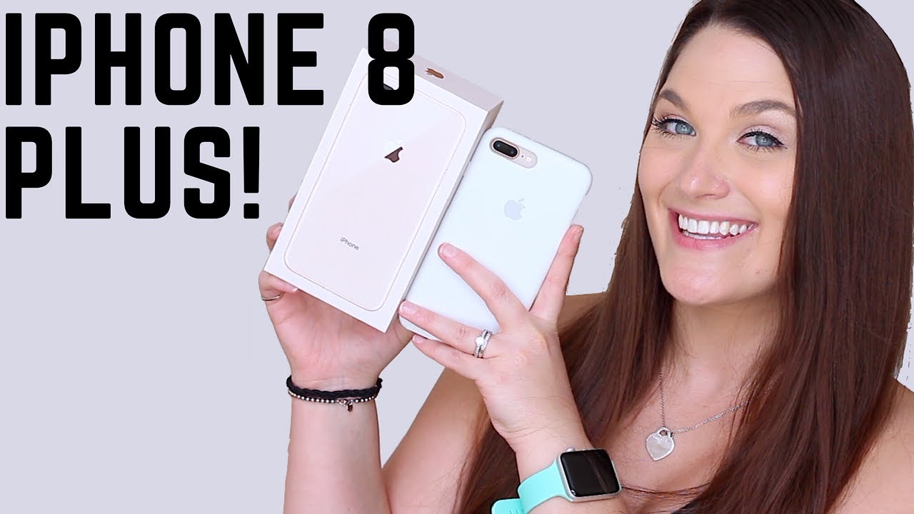 iPHONE 8 PLUS FIRST LOOK | iPHONE 8 PLUS GOLD