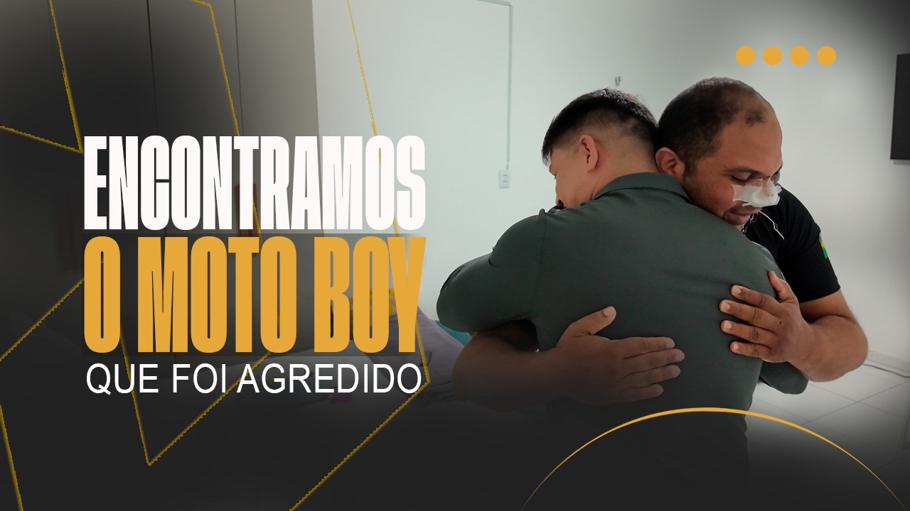 CABO DEYVISON - Fui até o motoboy espancado e ele precisa da nossa ajuda