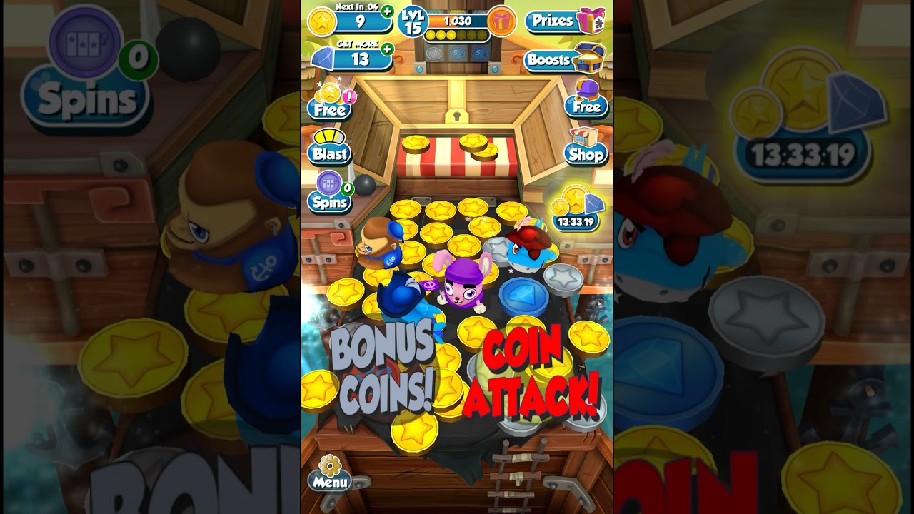 Coin Dozer Pirates Gameplay Walkthrough Pirates Ship Level 16 HD