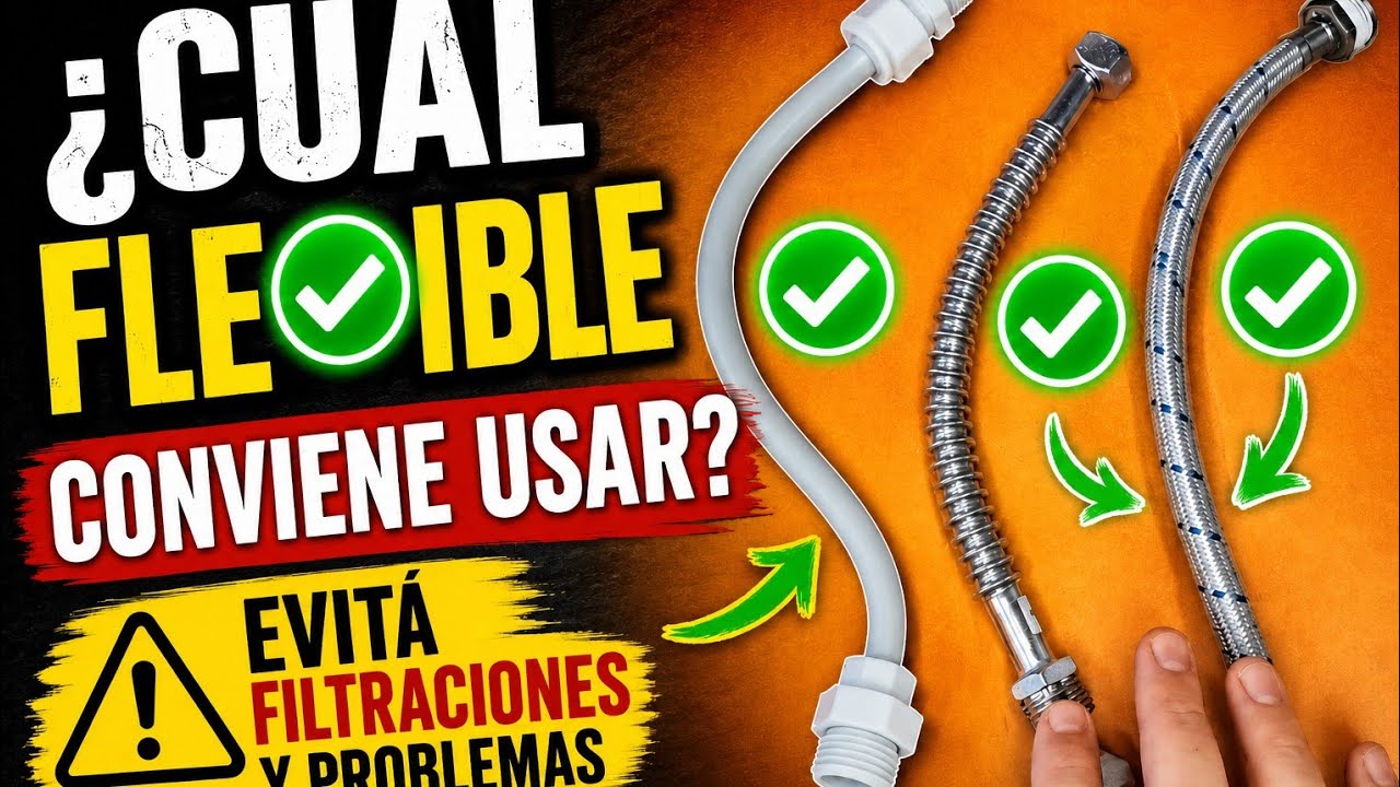 Tipos de FLEXIBLES para Agua.