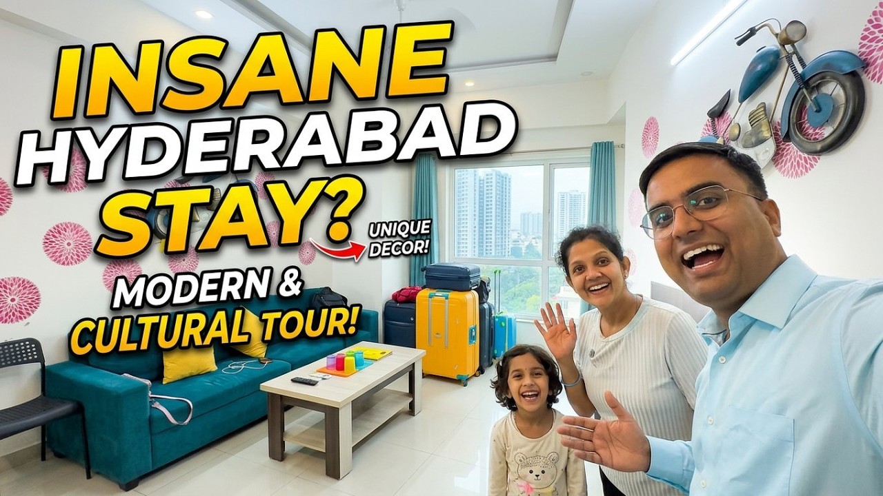 Hyderabad Airbnb Tour: Mantri Celestia Financial District Stay Modern Living + Comfort & Culture