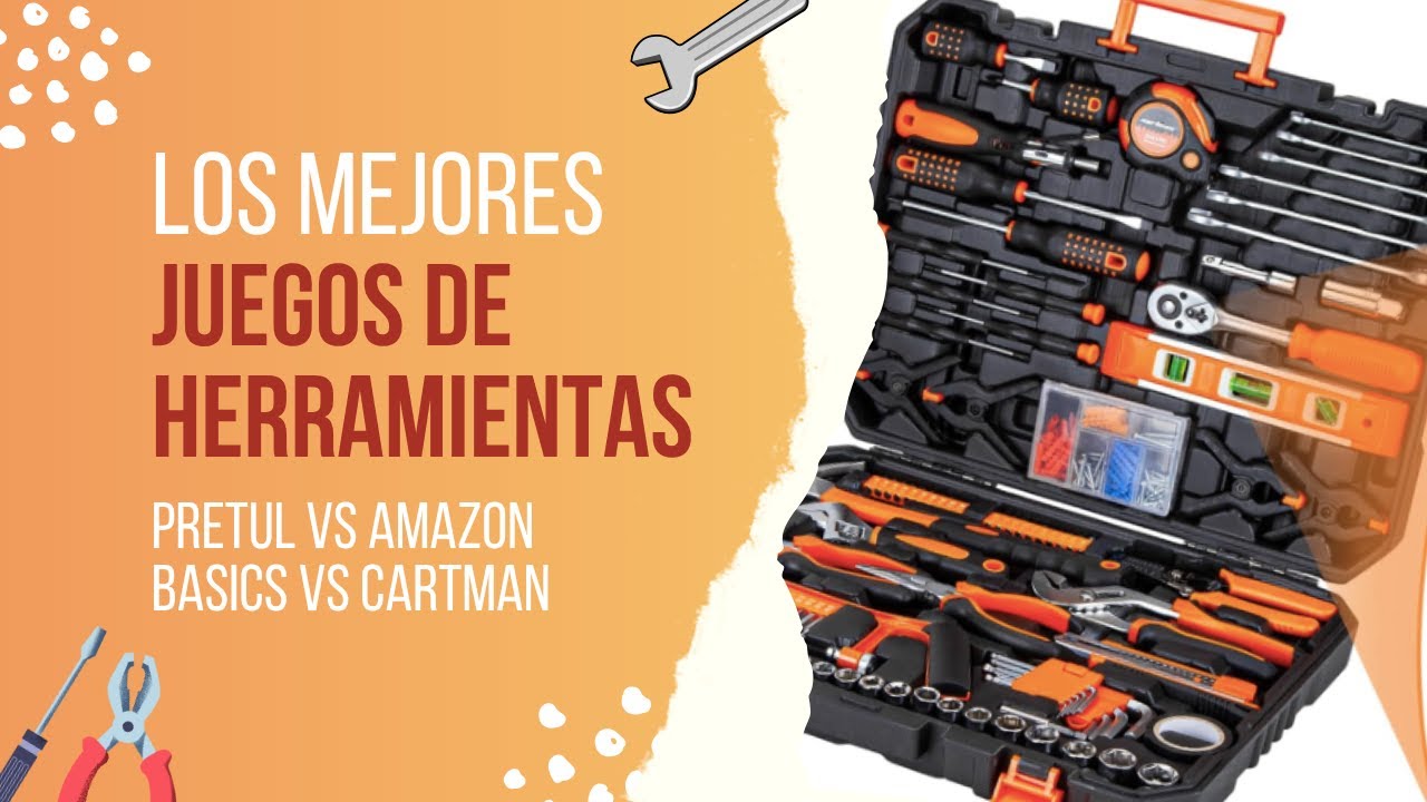 LOS MEJORES Juegos de Herramientas ⎮ Pretul vs Amazon Basics vs Cartman