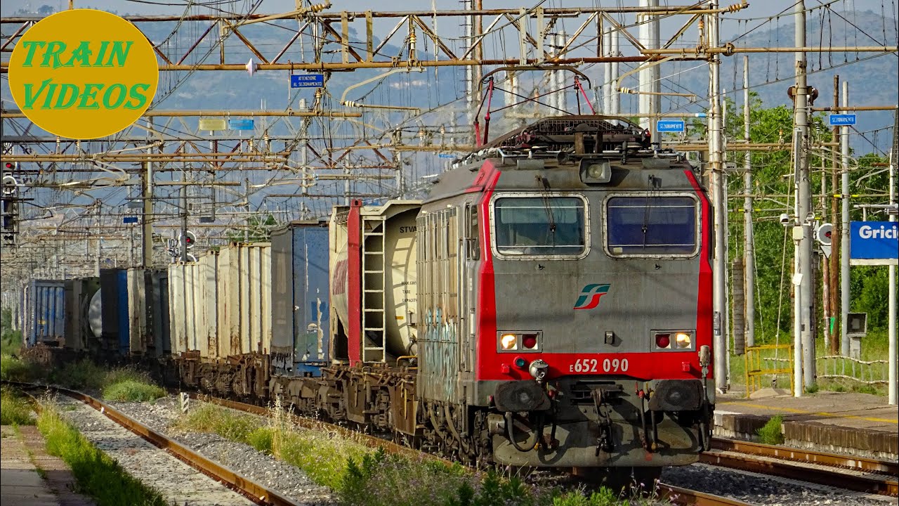 La Potente Accelerazione della Tigre E652.090 in partenza da Gricignano