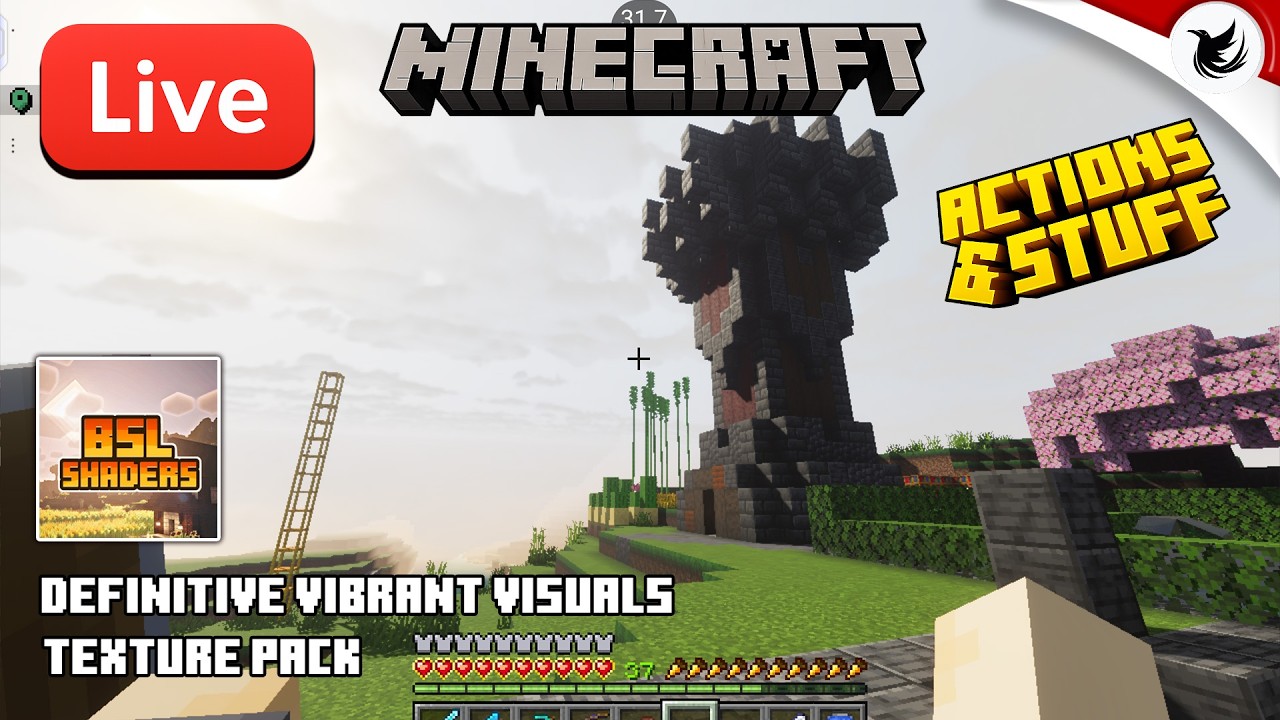 Minecraft LIVE [Realms] | Vibrant Visual 🎨 and Action & Stuff 👋 | Android Bedrock Edition