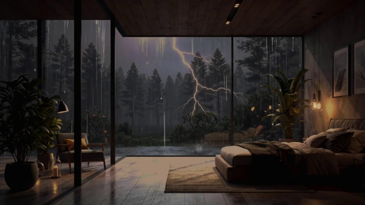 You’ve found it: The most peaceful rainy bedroom on Earth