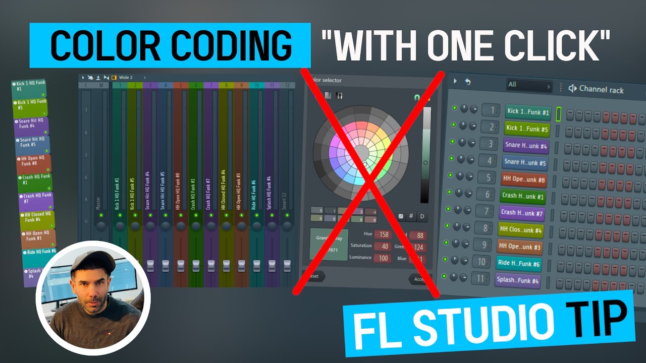 Color Code with one Click! FL Studio 2025 Tutorial