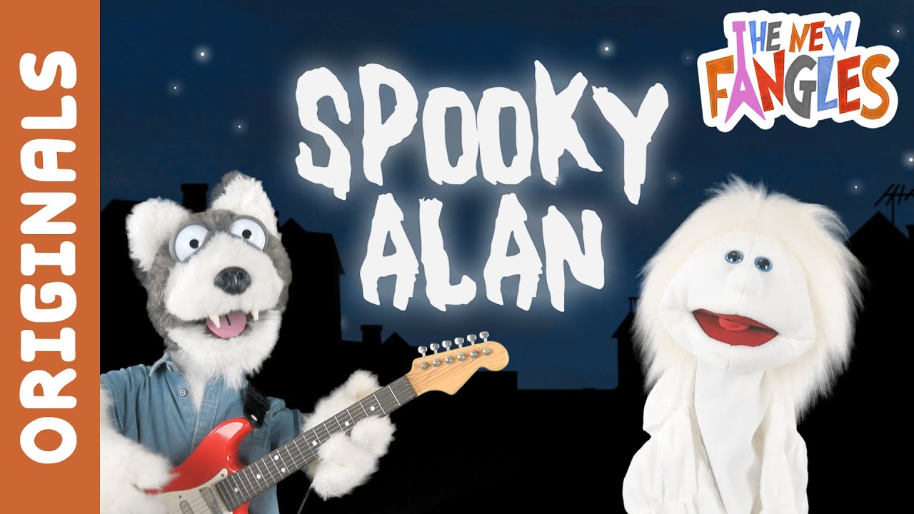 Spooky Alan | Original Halloween Songs for Kids | The New Fangles Puppet Band