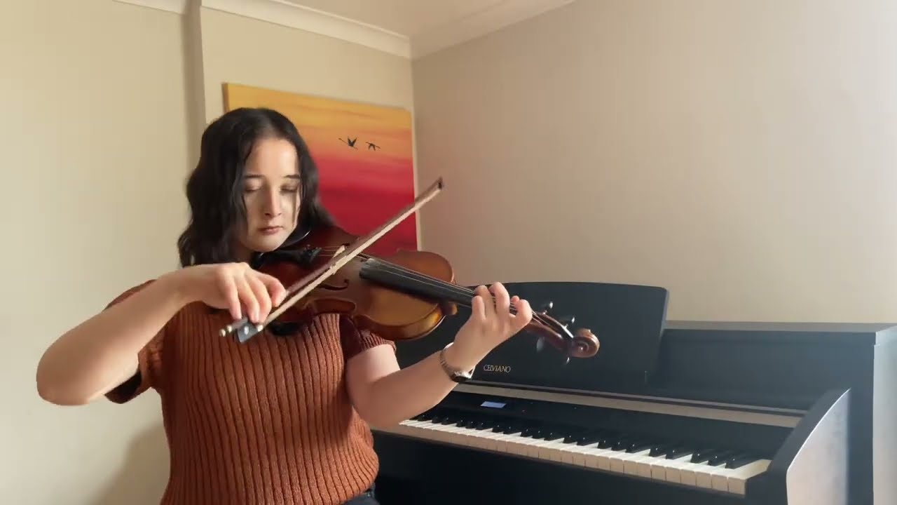 Seni Severdim Violin Piano Cover by Yağmur Gökçe