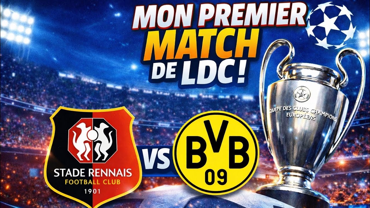 Notre premier match de ldc avec Rennes ! ( Episode 18 )