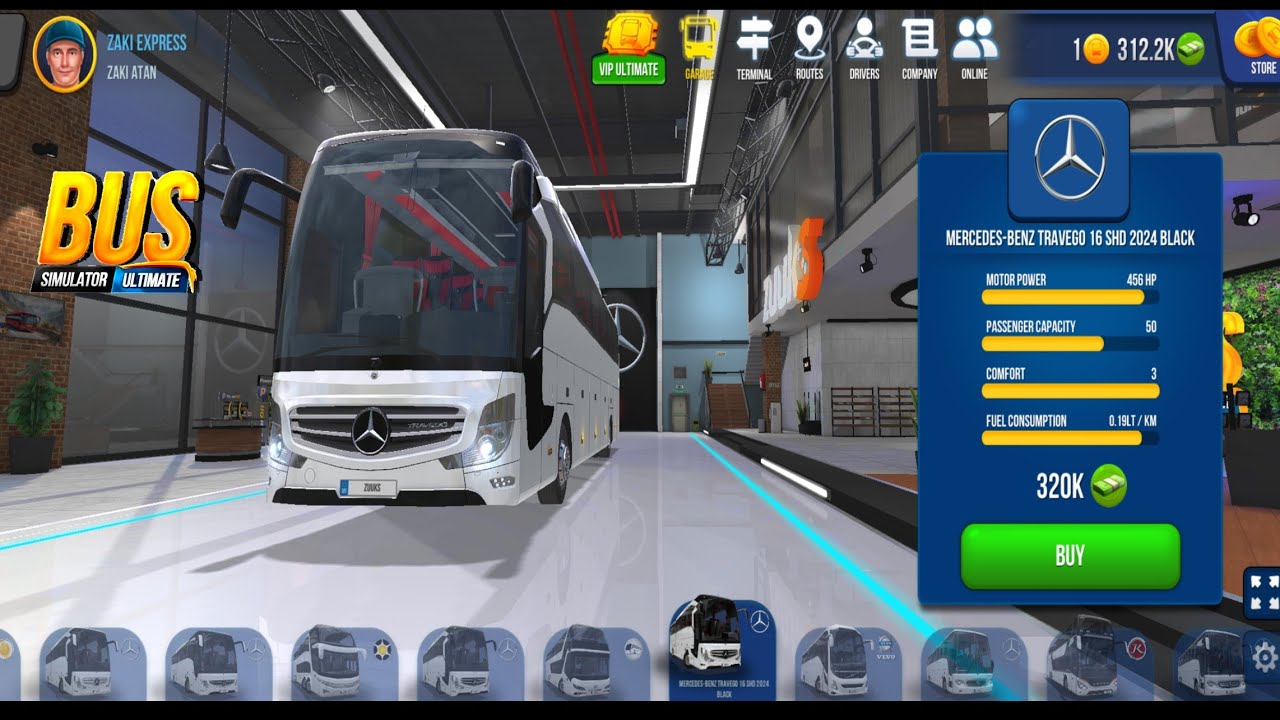 Bus Simulator Ultimate -New Mercedes Travego 2024 Gameplay Update v2.1.9