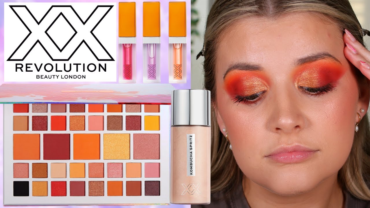 XX REVOLUTION KOMBUCHA PALETTE, PRIMER & LIP OIL REVIEW! | Luce Stephenson