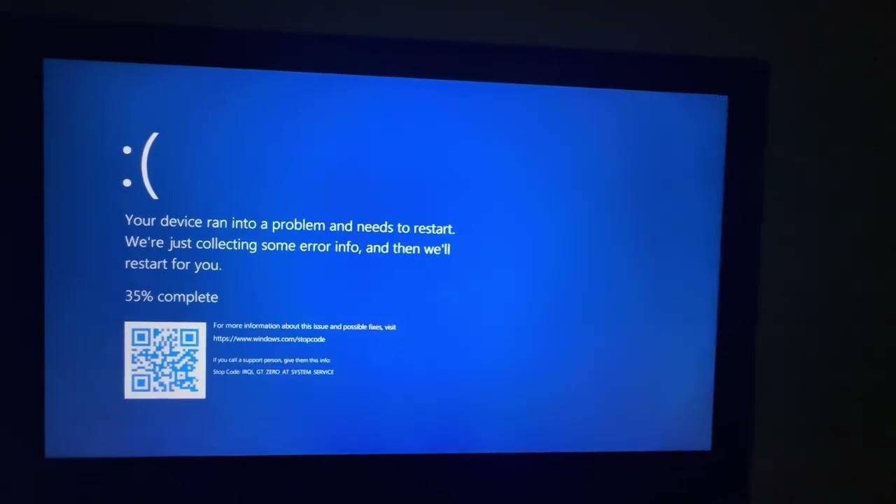 Emoji 95 fail has BSOD 