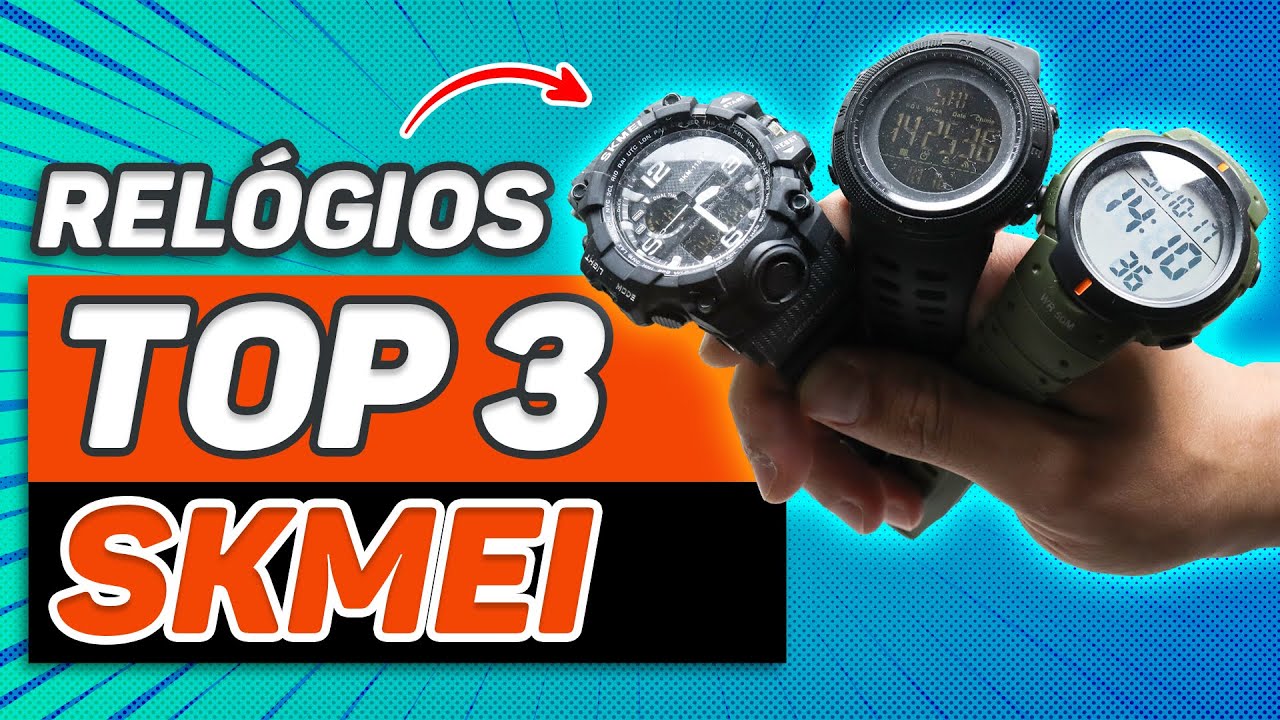 Top 3 Relógios SKMEI BONS E BARATOS do ALIEXPRESS!