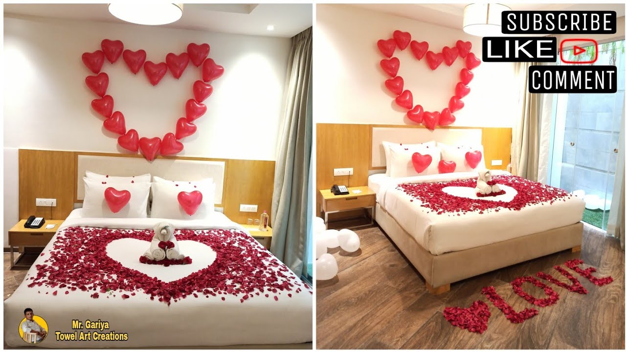 Easy Room Decor With Rose Flowers For Any Occasion ❤️ Celebrate Love Anniversary