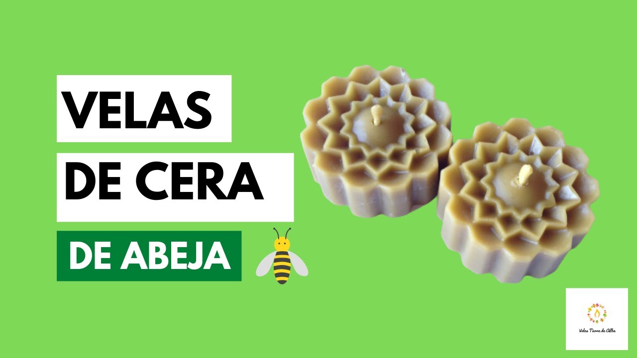 DIY 👉HACER VELAS DE MIEL DE CERA DE ABEJA 🐝