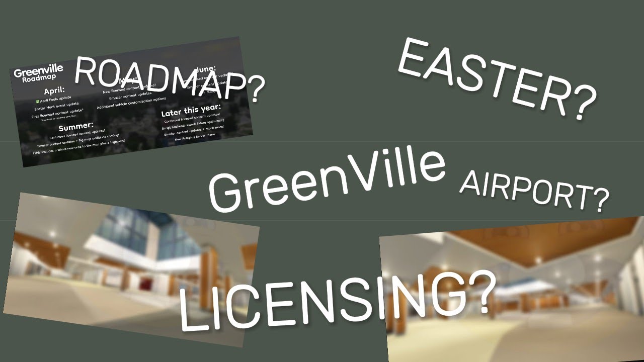 Greenville, EASTER UPDATE? AIRPORT? AND LICENSING BRANDS?!!?!?!
