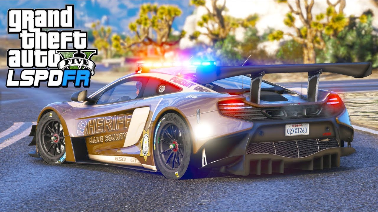 GTA 5 Mods - Police Supercar PURSUIT Unit!! (LSPDFR Gameplay)