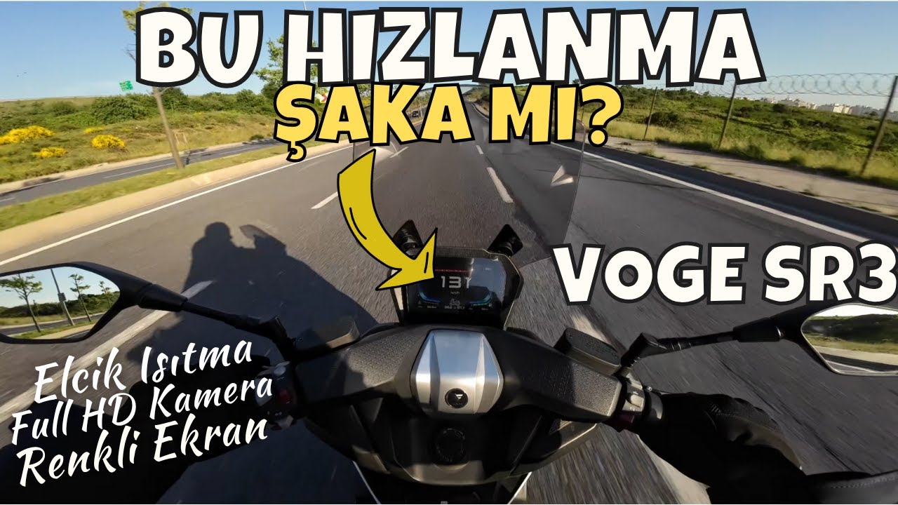 BU HIZLANMA ŞAKA MI? -  VOGE SR3 SCOOTER İNCELEME