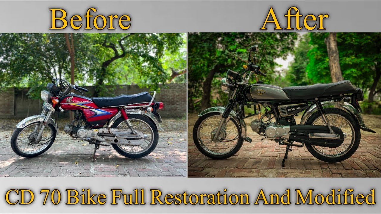 CD70 Bike Full Restoraion And Modified |Altaf Raja Bike Modification