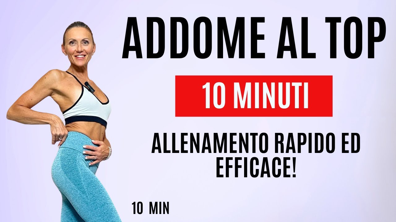 🔥 Addominali in 10 minuti: allenamento rapido ed efficace!