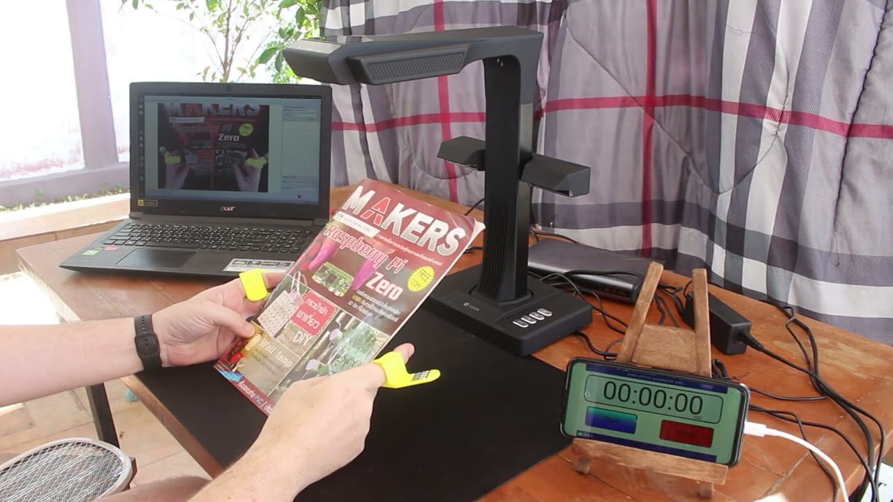 CZUR ET24 Pro book scanner vs flatbed scanner